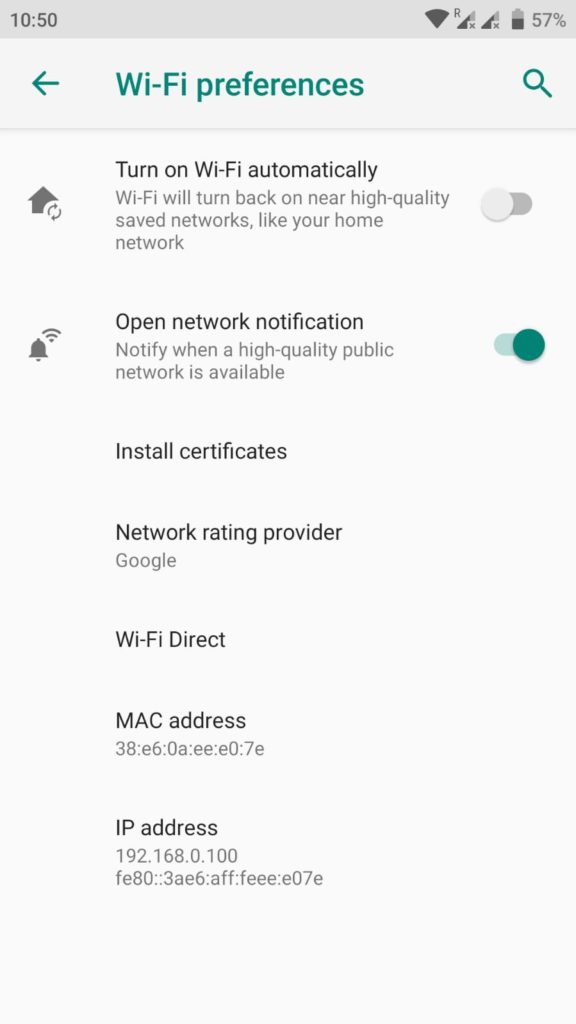 Connecting the phone to a TV - WiFi-Direct