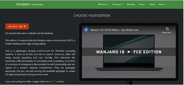 Manjaro distribution