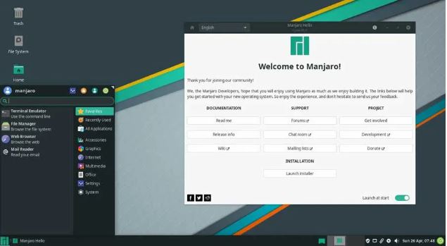 What offers and how to download the new Linux Manjaro 20.0
