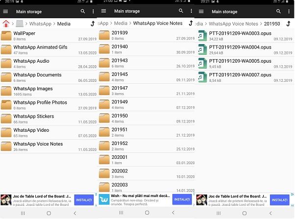 Whats App Voice Notes