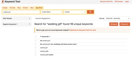 Paid keyword research tools
