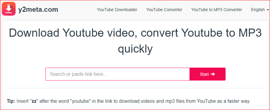 Download Youtube video, convert Youtube to MP3 quickly