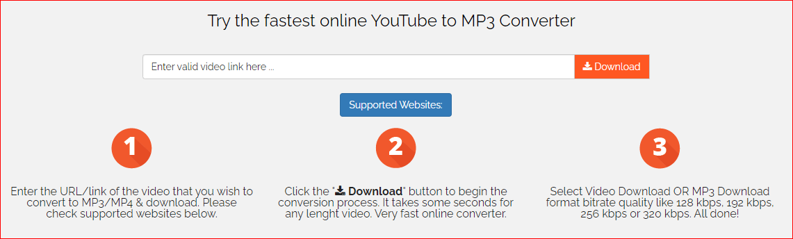 Try the fastest online YouTube to MP3 Converter