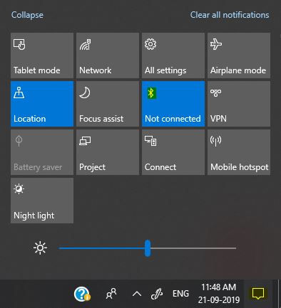 How to turn on Bluetooth in a laptop with Windows 10