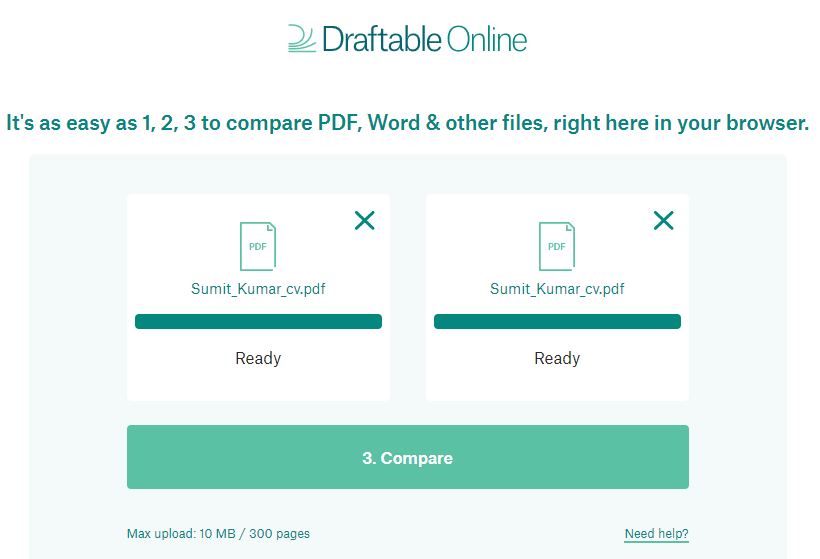 How To Compare Two Versions Of A PDF File ? How It Works - Trenovision